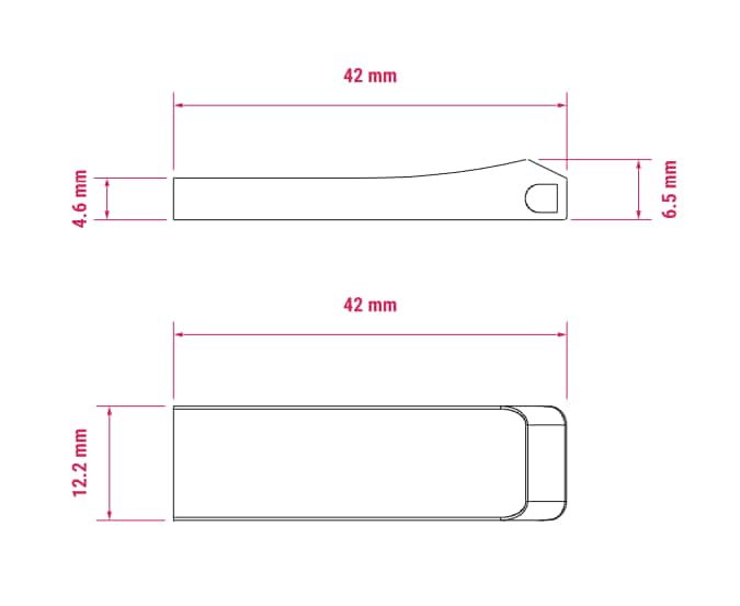 Mechanical Drawing - Raspberry Pi USB 3.0 Flash Drives